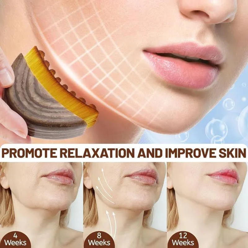 Lymphatic Contour Face Brush, Dry Brush for Skin, Facial Massage Tool for Lymphatic Drainage, Improve Skin Texture, 1 Pc - Image 6